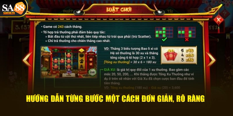 Hướng dẫn từng bước một cách đơn giản, rõ ràng